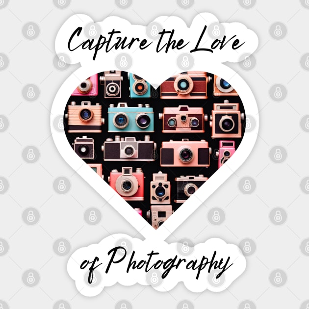 Capture the Love of Photography Sticker by nancy.hajjar@yahoo.com